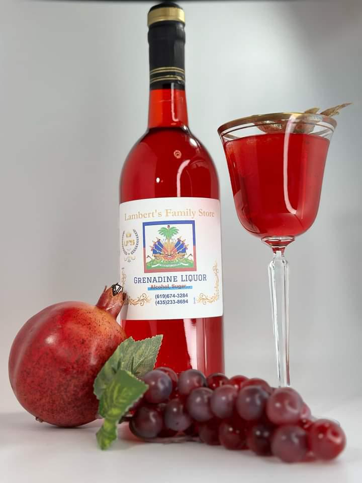 Haitian Liquor Grenadine Flavor / Saveur de Grenadine